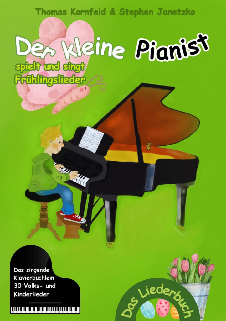 Der kleine Pianist spielt und singt Frühlingslieder Cover